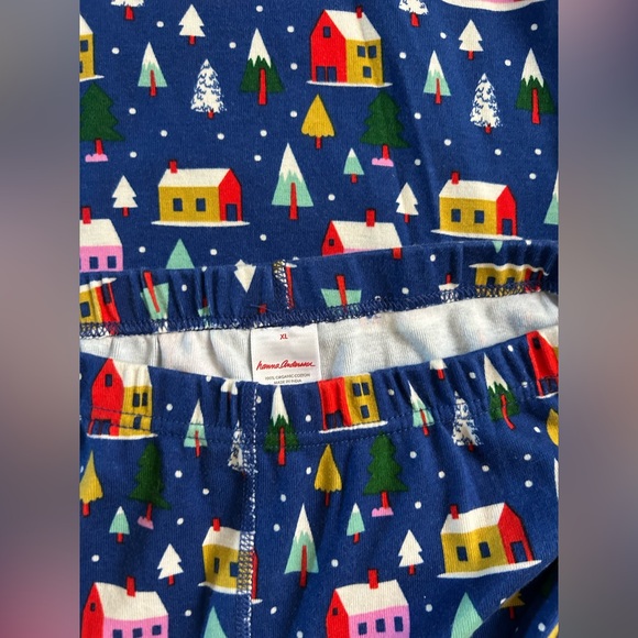 Hanna Anderson Holiday Christmas Unisex Adult Pajamas Size XXL/XL - Picture 3 of 8